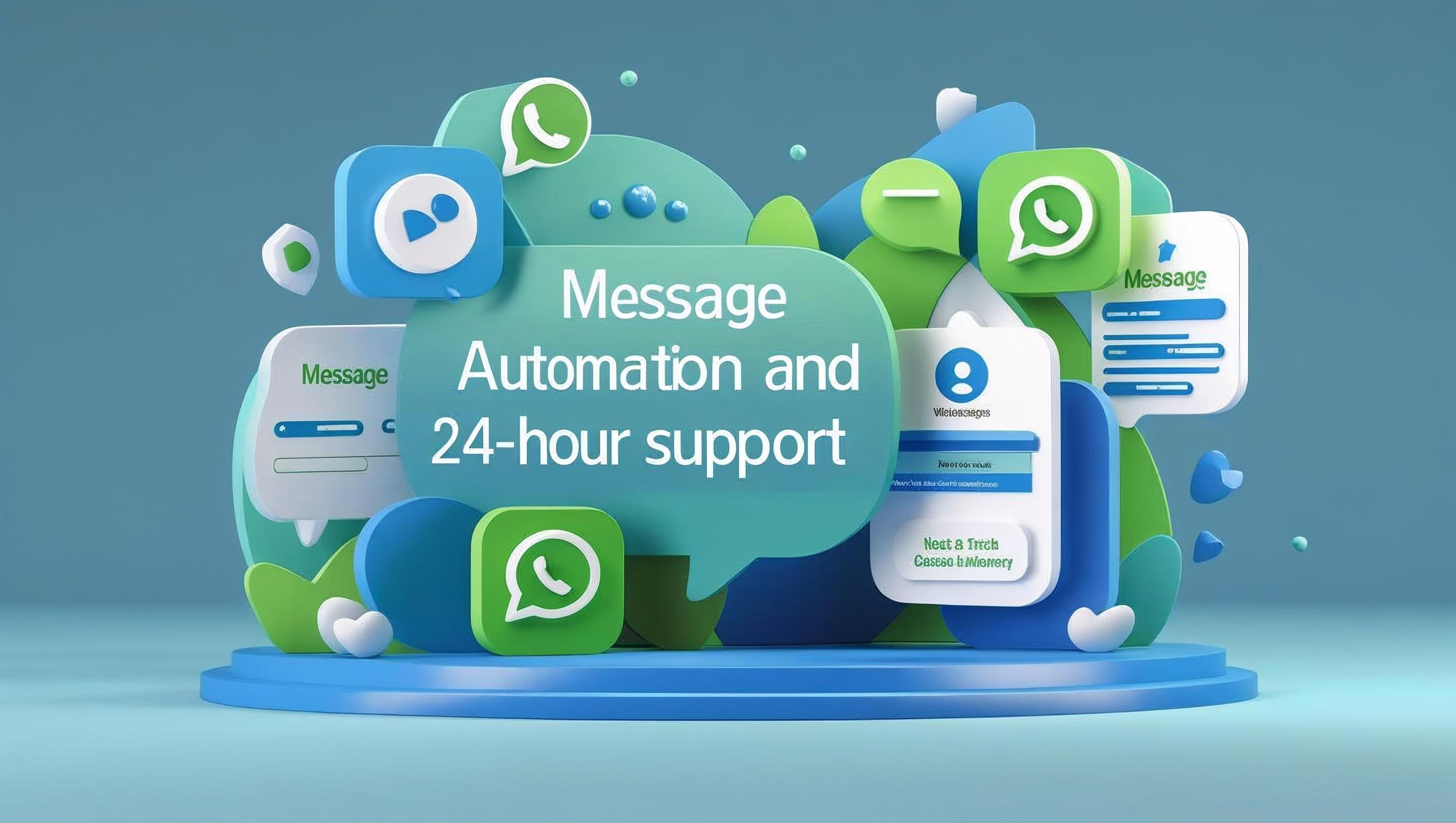Icono de automatización de mensajes en WhatsApp